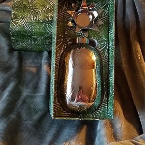 W&P Silver Pineapple Cocktail Shaker NIB